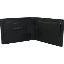 Ανδρικό Πορτοφόλι Δερμάτινο Diplomat MN111 Μαύρο |  στο MrBag.gr