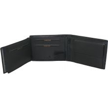 Ανδρικό Πορτοφόλι Δερμάτινο Diplomat MN111 Μαύρο |  στο MrBag.gr