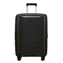 Βαλίτσα Σκληρή Samsonite Upscape Spinner 68 εκ. με 4 Ρόδες Μεσαία Μαύρο | Ανά Προμηθευτή στο MrBag.gr