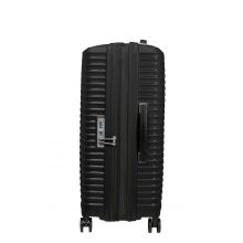 Βαλίτσα Σκληρή Samsonite Upscape Spinner 68 εκ. με 4 Ρόδες Μεσαία Μαύρο | Ανά Προμηθευτή στο MrBag.gr