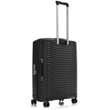 Βαλίτσα Σκληρή Samsonite Upscape Spinner 68 εκ. με 4 Ρόδες Μεσαία Μαύρο | Ανά Προμηθευτή στο MrBag.gr