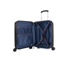 Βαλίτσα Σκληρή Verage Diamond GM18106W επεκτεινόμενη με 4 Ρόδες 53 cm Χειραποσκευή Μαύρο |  στο MrBag.gr