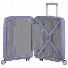 Βαλίτσα Σκληρή American Tourister Soundbox Spinner Expandable 88472 με 4 Ρόδες 55 cm Χειραποσκευή Lavender Μωβ |  στο MrBag.gr