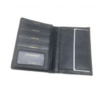 Ανδρικό Πορτοφόλι Δερμάτινο Diplomat MN114 Μαύρο |  στο MrBag.gr