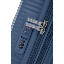 Βαλίτσα Σκληρή American Tourister Soundbox Spinner Expandable 88472-E612 με 4 Ρόδες 55 cm Χειραποσκευή Μπλε |  στο MrBag.gr