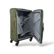 Βαλίτσα Diplomat ZC6101-S με 4 Ρόδες Χειραποσκευή Καμπίνας Λαδί 55x38x23/27 εκ. |  στο MrBag.gr