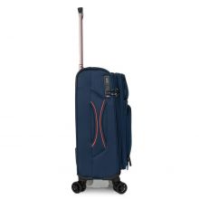 Βαλίτσα Diplomat ZC6101-S με 4 Ρόδες Χειραποσκευή Καμπίνας Μπλε 55x38x23/27 εκ. |  στο MrBag.gr