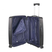 Βαλίτσα Σκληρή Xplorer Επεκτεινόμενη Μεσαία 66cm Μαύρο |  στο MrBag.gr