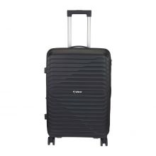 Βαλίτσα Σκληρή Xplorer Επεκτεινόμενη Μεσαία 66cm Μαύρο |  στο MrBag.gr