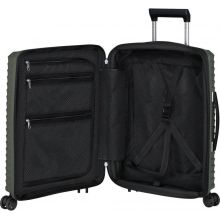 Βαλίτσα Σκληρή Upscape 159400 με 4 Ρόδες 55cm Χειραποσκευή Χακί 55x40x20/23 εκ. | Ανά Προμηθευτή στο MrBag.gr