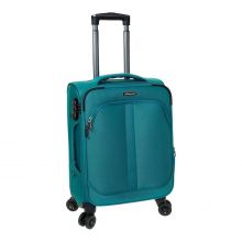 Βαλίτσα Diplomat ZC208-S με 4 Ρόδες Χειραποσκευή Πετρόλ 55x39x23/26 εκ. |  στο MrBag.gr