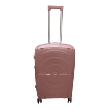Βαλίτσα Σκληρή Travel Επεκτεινόμενη Μεσαία 65cm Ροζ-Χρυσό |  στο MrBag.gr