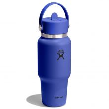 Hydro Flask Wide Flex Cap Μπουκάλι Θερμός Ανοξείδωτο 710ml Flex Straw Cap με Καλαμάκι Capri Blue |  στο MrBag.gr