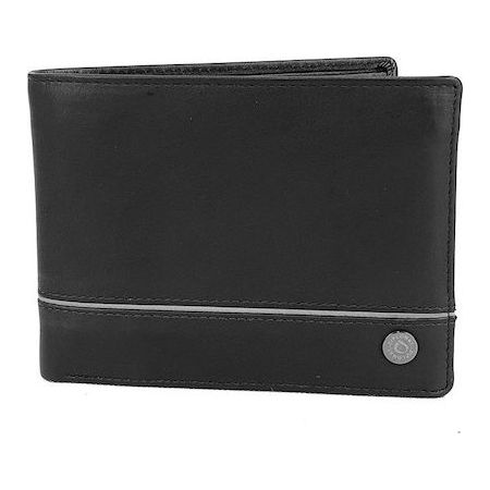 Ανδρικό Πορτοφόλι Δερμάτινο Diplomat MN435 Μαύρο |  στο MrBag.gr