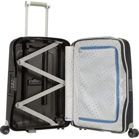 Βαλίτσα Σκληρή SAMSONITE S'Cure Spinner με 4 Ρόδες Χειραποσκευή Μαύρο 55x40x20 εκ. |  στο MrBag.gr