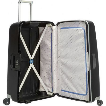 Βαλίτσα Σκληρή SAMSONITE S'Cure Spinner με 4 Ρόδες Μεσαία Μαύρο |  στο MrBag.gr