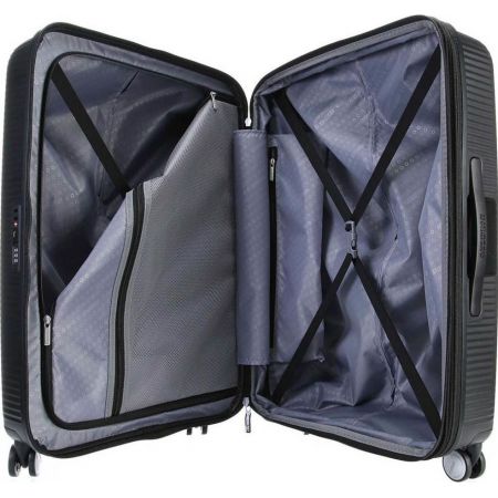 Βαλίτσα Σκληρή American Tourister Soundbox Spinner Expandable 88473 με 4 Ρόδες 67 cm Μεσαία Μαύρο 67x46.5x29/32 εκ. |  στο MrBag.gr