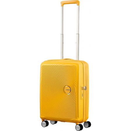 Βαλίτσα Σκληρή American Tourister Soundbox Spinner Expandable 88472 με 4 Ρόδες 55 cm Χειραποσκευή Κίτρινο  55x40x20/23 εκ. |  στο MrBag.gr