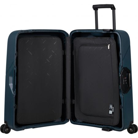 Βαλίτσα Σκληρή SAMSONITE Magnum Eco-Spinner με 4 Ρόδες Μεσαία Μπλε |  στο MrBag.gr