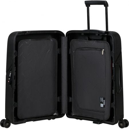 Βαλίτσα Σκληρή SAMSONITE Magnum Eco-Spinner με 4 Ρόδες Χειραποσκευή Μαύρο |  στο MrBag.gr
