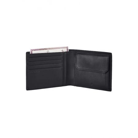 Ανδρικό Πορτοφόλι Δερμάτινο Samsonite Attack 2 SLG 123999 RFID Μαύρο |  στο MrBag.gr