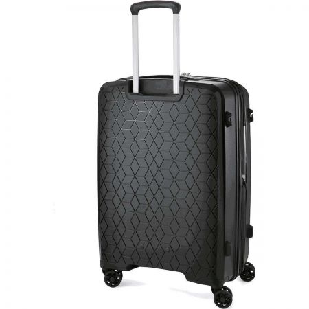 Βαλίτσα Σκληρή Verage Diamond GM18106W επεκτεινόμενη με 4 Ρόδες 69 cm μεσαία Μαύρη 69x45x24/28 εκ. |  στο MrBag.gr