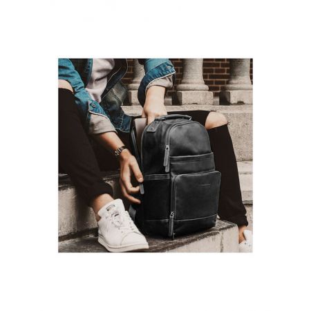 Δερμάτινο Σακίδιο Πλάτης The Chesterfield Brand Austin Μαύρο |  στο MrBag.gr