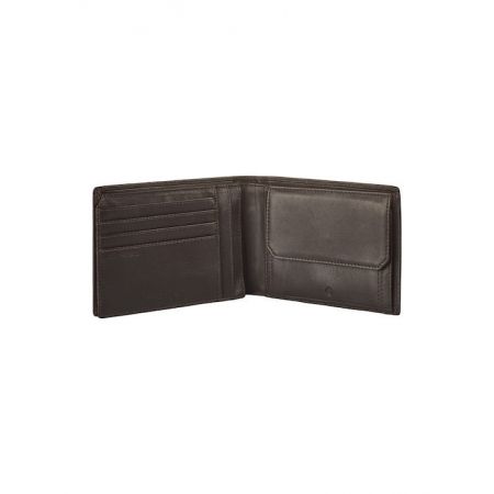 Ανδρικό Πορτοφόλι Δερμάτινο Samsonite Attack 2 SLG 123999 RFID Καφέ |  στο MrBag.gr