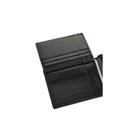 Δερμάτινο Πορτοφόλι Samsonite Flagged 144467-1041 Μαύρο |  στο MrBag.gr