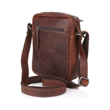 Δερμάτινο Τσαντάκι Ώμου CHESTERFIELD C48.071401 σε Καφέ |  στο MrBag.gr