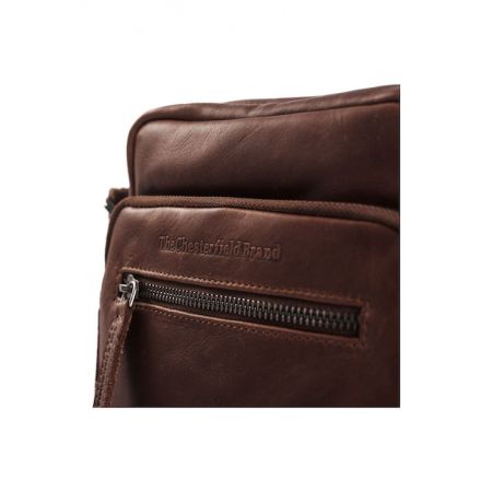 Δερμάτινο Τσαντάκι Ώμου CHESTERFIELD C48.098001 σε Καφέ |  στο MrBag.gr