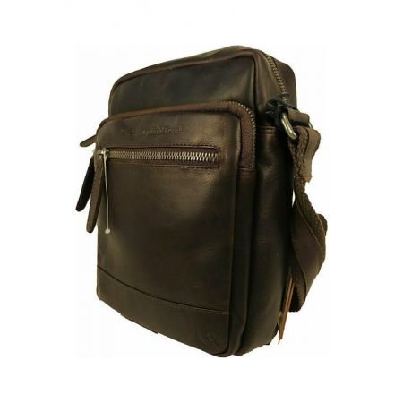 Δερμάτινο Τσαντάκι Ώμου CHESTERFIELD C48.098001 σε Καφέ |  στο MrBag.gr