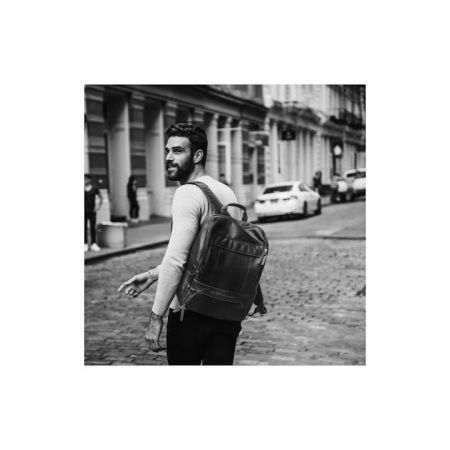 Δερμάτινο Σακίδιο Πλάτης The Chesterfield Brand Rich Μαύρο |  στο MrBag.gr