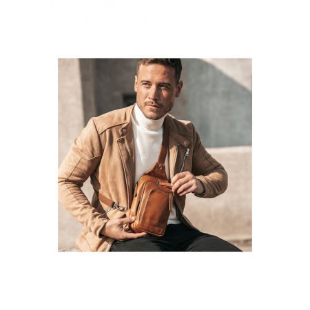 Δερμάτινο Τσαντάκι Body Ώμου-Στήθους CHESTERFIELD C58.028431 σε Ταμπά |  στο MrBag.gr