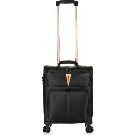 Βαλίτσα Diplomat ZC6101-S με 4 Ρόδες Χειραποσκευή Καμπίνας Μαύρη 55x38x23/27 εκ. |  στο MrBag.gr