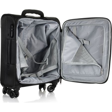 Βαλίτσα Diplomat ZC6101-S με 4 Ρόδες Χειραποσκευή Καμπίνας Μαύρη 55x38x23/27 εκ. |  στο MrBag.gr