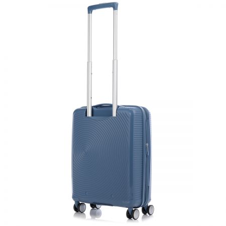 Βαλίτσα Σκληρή American Tourister Soundbox Spinner Expandable 88472-E612 με 4 Ρόδες 55 cm Χειραποσκευή Μπλε |  στο MrBag.gr