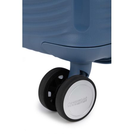 Βαλίτσα Σκληρή American Tourister Soundbox Spinner Expandable 88472-E612 με 4 Ρόδες 55 cm Χειραποσκευή Μπλε |  στο MrBag.gr