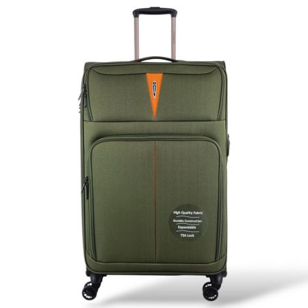 Βαλίτσα Diplomat ZC6101-L με 4 Ρόδες Μεγάλη Λαδί 79x46x32/36 εκ. |  στο MrBag.gr