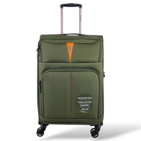 Βαλίτσα Diplomat ZC6101-M με 4 Ρόδες Μεσαία Λαδί 68x43x30/34 εκ. |  στο MrBag.gr