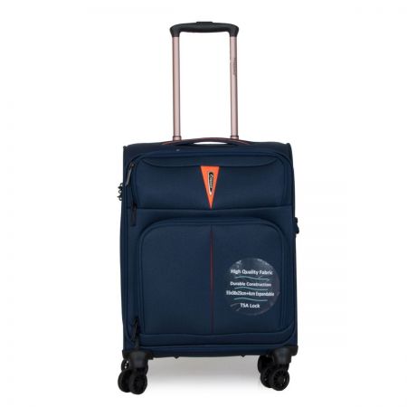 Βαλίτσα Diplomat ZC6101-S με 4 Ρόδες Χειραποσκευή Καμπίνας Μπλε 55x38x23/27 εκ. |  στο MrBag.gr