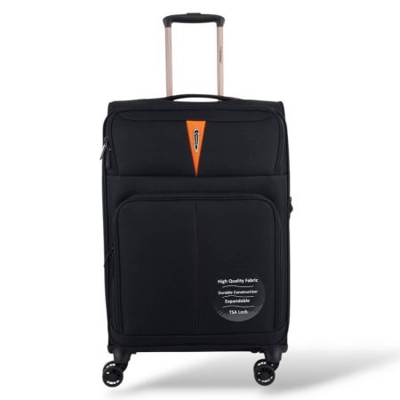 Βαλίτσα Diplomat ZC6101-M με 4 Ρόδες Μεσαία Μαύρη 68x43x30/34 εκ. |  στο MrBag.gr
