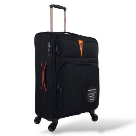 Βαλίτσα Diplomat ZC6101-M με 4 Ρόδες Μεσαία Μαύρη 68x43x30/34 εκ. |  στο MrBag.gr