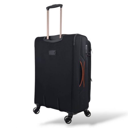 Βαλίτσα Diplomat ZC6101-M με 4 Ρόδες Μεσαία Μαύρη 68x43x30/34 εκ. |  στο MrBag.gr