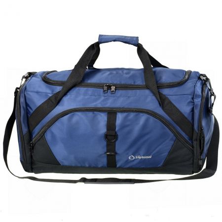 Diplomat Σακ Βουαγιάζ 47lt SAC80-60 Μπλε Υφασμάτινο Μεσαίο |  στο MrBag.gr