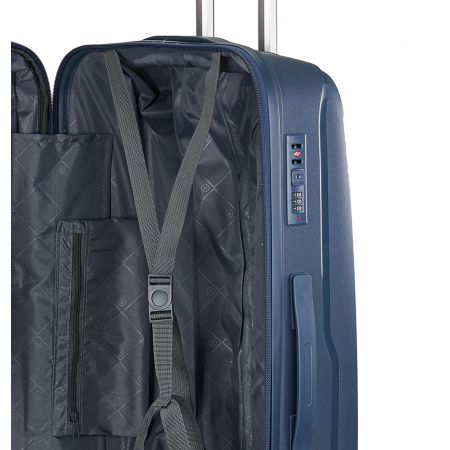 Βαλίτσα Σκληρή Xplorer Επεκτεινόμενη Μεσαία 66cm Μπλε |  στο MrBag.gr