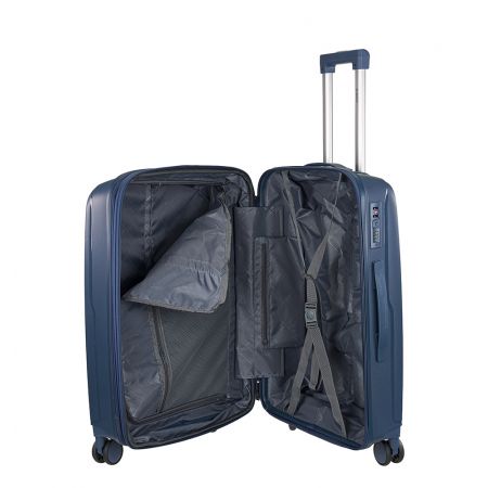 Βαλίτσα Σκληρή Xplorer Επεκτεινόμενη Μεσαία 66cm Μπλε |  στο MrBag.gr