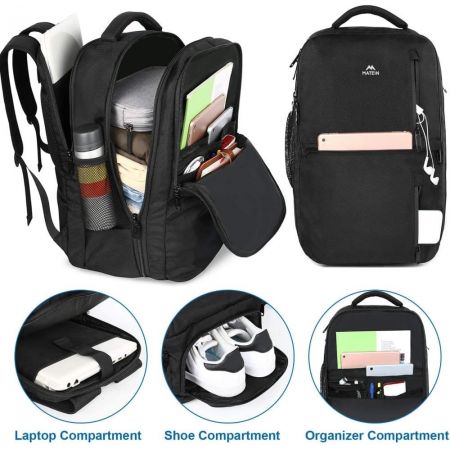 Matein Backpack 1197 Αδιάβροχο 40lt Μαύρο |  στο MrBag.gr