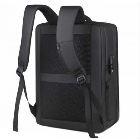 Τσάντα πλάτης laptop 17" SSQX 969 Μαύρο |  στο MrBag.gr