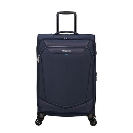 American Tourister Summeride 149499-1596 Spinner Μεσαία Βαλίτσα Ταξιδιού Υφασμάτινη Μπλε με 4 Ρόδες Ύψους 69εκ. 69 Χ 43 Χ 29/32 εκ. | Βαλίτσες στο MrBag.gr